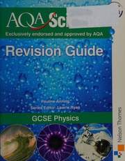 Aqa Science Revision Guide Gcse Physics Unknown