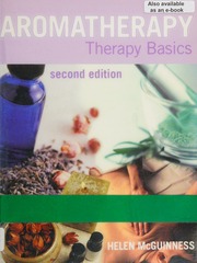 Aromatherapy Therapy Basics 2 Edition Mcguinness Helen