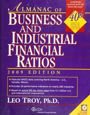 Almanac Of Business And Industrial Financial Ratios 2009 Ed Troy