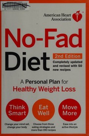 American Heart Association Nofad Diet A Personal Plan For Healthy Weight Loss 2nd Ed American Heart Association