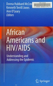 African Americans And Hivaids Understanding And Addressing The Epidemic Mccree