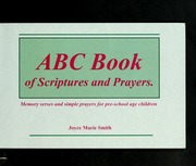 Abc Book Of Scriptures And Prayers Smith Joyce Marie