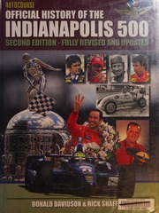 Autocourse Official History Of The Indianapolis 500 Second Edition Fully Revised And Updated Davidson