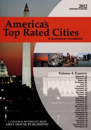 Americas Toprated Cities A Statistical Handbook 2012 19th Ed Garoogian