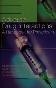 Adverse Drug Interactions A Handbook For Prescribers Karalliedde