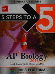 Ap Biology 2016 Anestis Mark Author Cox Kellie Ploeger Author