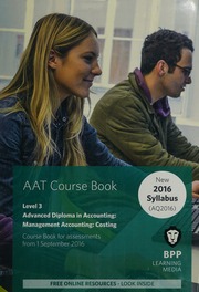 Aat Management Accounting Costing Bpp Learning Media