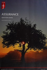 Assurance Question Bank For Exams In 2017 Institute Of Chartered Accountants In England And Wales