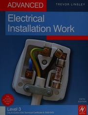 Advanced Electrical Installation Work Level 3 City Guilds 2330 Technical Certificate 2356 Nvq 5th Ed Linsley