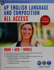 Ap English Language And Composition All Access Bureau Susan Research And Education Association