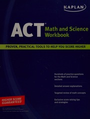 Act Math And Science Workbook Unknown