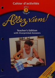 Allez Viens Holt French Annotated Teachers Ed Demado John