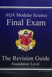 Aqa Modular Science Final Exam The Revision Guide Gannon Paddy Parsons