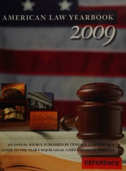 American Law Yearbook 2009 Wilson Jeffrey 1971