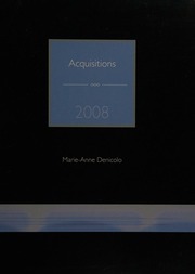 Acquisitions Marieanne Denicolo