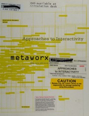 Approaches To Interactivity Metaworx Young Swiss Interactive Buhlmann