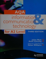 Aqa Information And Communication Technology For A2 Level Mott