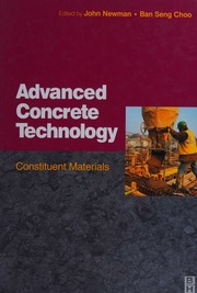 Advanced Concrete Technology Newman John John Brian 1938 Choo