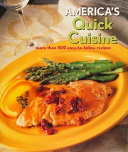 Americas Quick Cuisine More Than 800 Easytofollow Recipes Carino