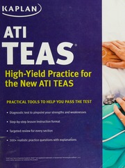 Ati Teas Highyield Practice For The New Ati Teas Kaplan Publishing