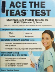 Ace The Teas Test Study Guide And Practice Tests For The Teas V Version 5 Exam Assessment Technologies Institute