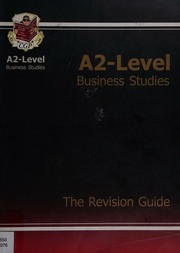 A2level Business Studies The Revision Guide Unknown