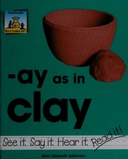 Ay As In Clay Salzmann Mary Elizabeth 1968 Author