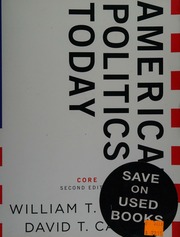 American Politics Today Core 2nd Ed Bianco William T 1960