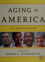 Aging In America Scardamalia Robert Editor