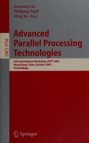 Advanced Parallel Processing Technologies 6th International Workshop Appt 2005 Hong Kong China October 2728 2005 Proceedings 1 Edition Appt 2005 2005 Hong Kong