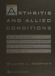 Arthritis And Allied Conditions A Textbook Of Rheumatology Koopman