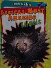 Africas Most Amazing Animals Ganeri Anita 1961