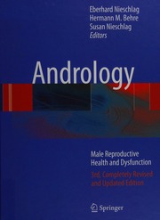 Andrology Male Reproductive Health And Dysfunction Nieschlag