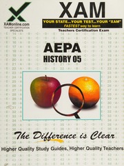 Aepa History 05 Teacher Certification Exam Wynne Sharon A Xamonline