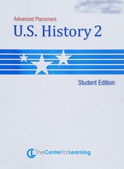 Advanced Placement Us History Book 2 Precivil War America 1800 To Urbanization Industrialization And Reform Student Ed Clark