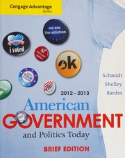 American Government And Politics Today Schmidt Steffen W Shelley