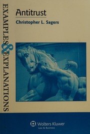 Antitrust Sagers Christopher L 1970