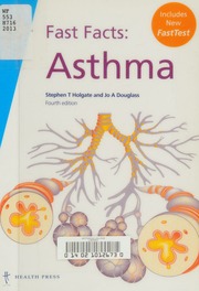 Asthma Holgate S T Author Douglass Jo A Author