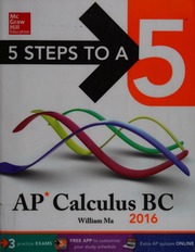 Ap Calculus Bc 2016 Ma William Author Wheater Carolyn C 1951 Author