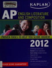 Ap English Literature Composition 2012 2012 Ed Pivarniknova