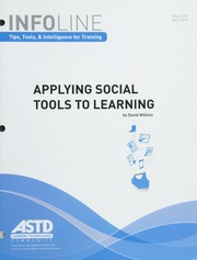 Applying Social Tools To Learning Wilkins David