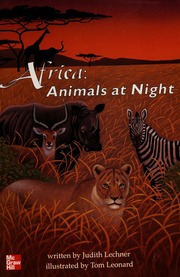 Africa Animals At Night None Lechner Judith None Leonard