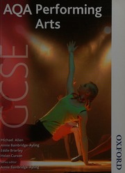 Aqa Gcse Performing Arts Students Book Allen Mike Brierley Eddie Curson