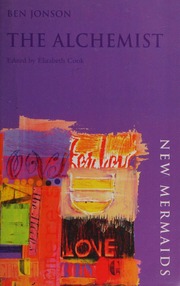 The Alchemist 2nd Edition Jonson Ben 15731637 Cook Elizabeth