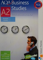 Aqa A2 Business Studies Stimpson Peter Foden Steven Mansell
