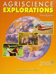Agriscience Explorations 3 Student Edition Morgan Elizabeth M
