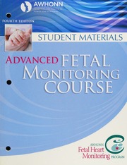 Advanced Fetal Monitoring Course Student Materials Association Of Womens Health