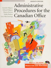 Administrative Procedures For The Canadian Office 7th Ed Kilgour