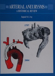 Arterial Aneurysms A Historical Review Suy Raphael M E