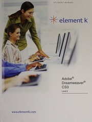 Adobe Dreamweaver Cs3 Level 2 Adobe Systems Element K Press